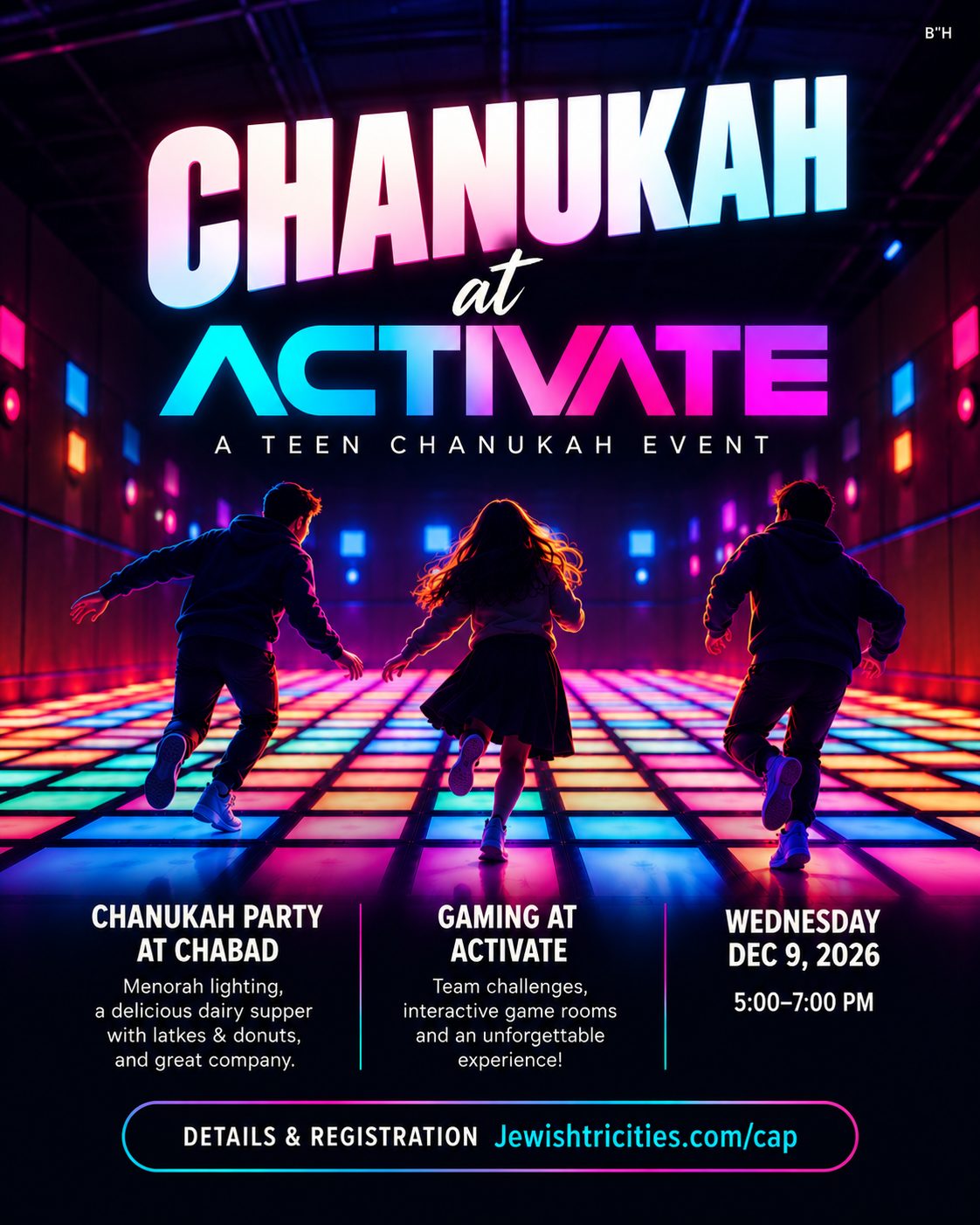 Chanukah at Activate flyer